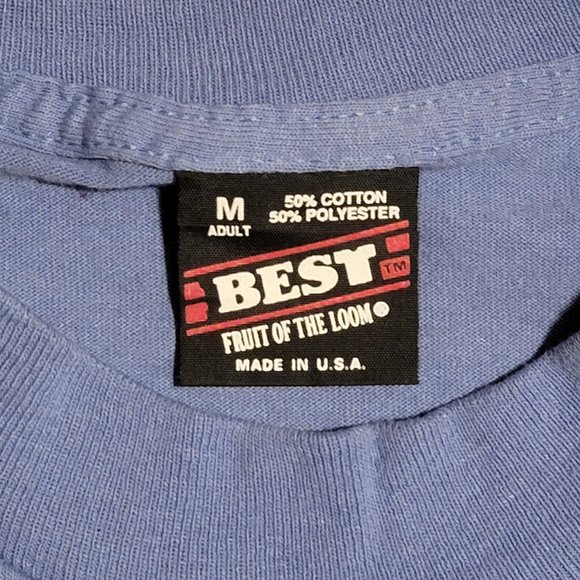 Vintage First Congregational Church Blue T-Shirt - Picture 5 of 6